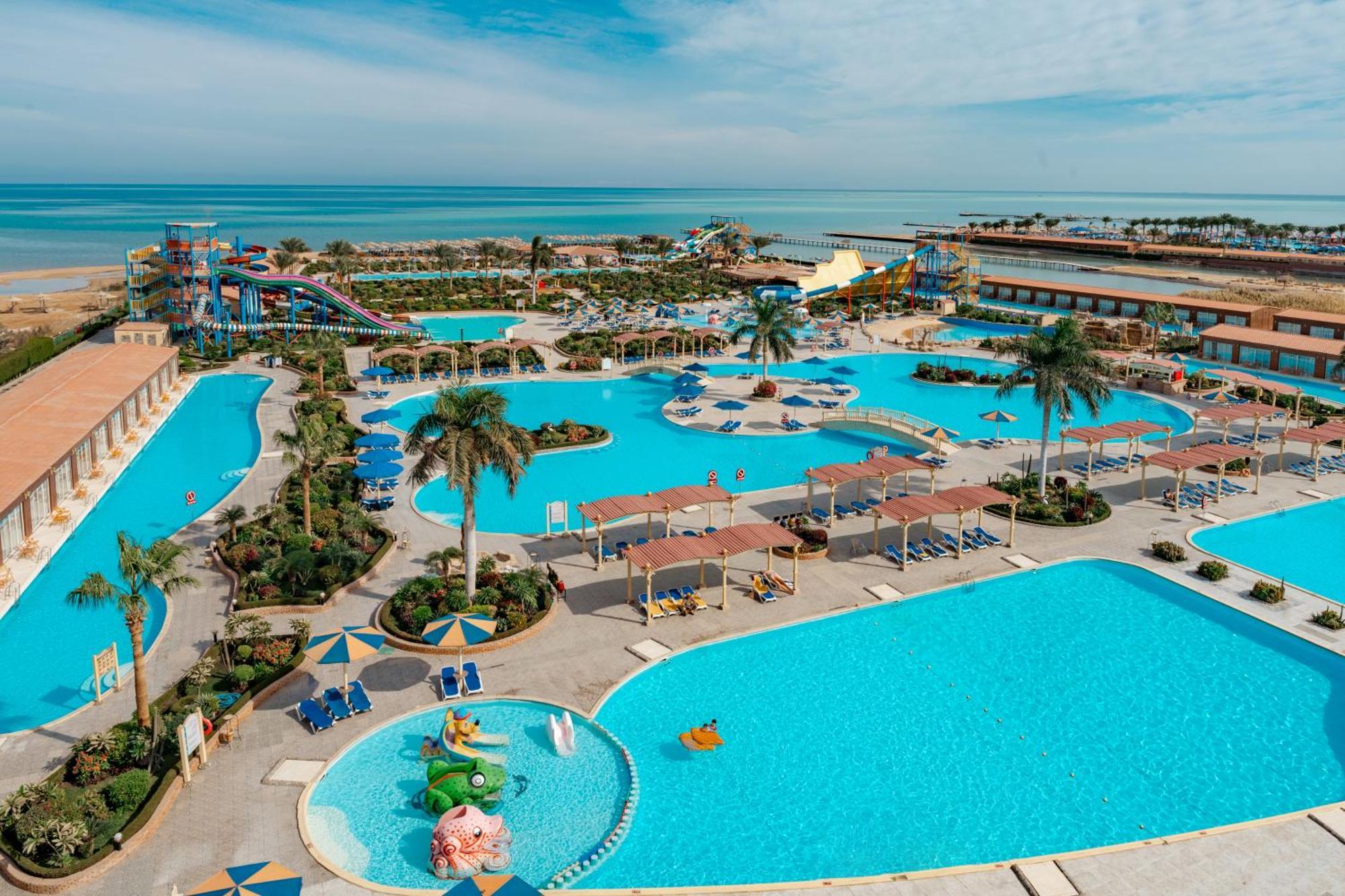 Sunrise Alora Aqua Park Resort Hurghada Exterior foto